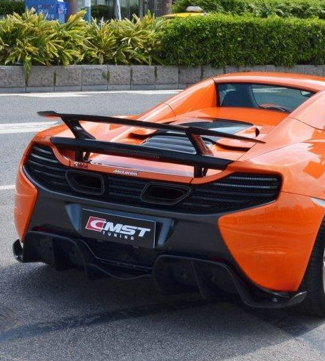 McLaren 650S 2015 2016 with Aftermarket Parts - Rear Diffuser Carbon Fiber / FRP from CMST Tuning