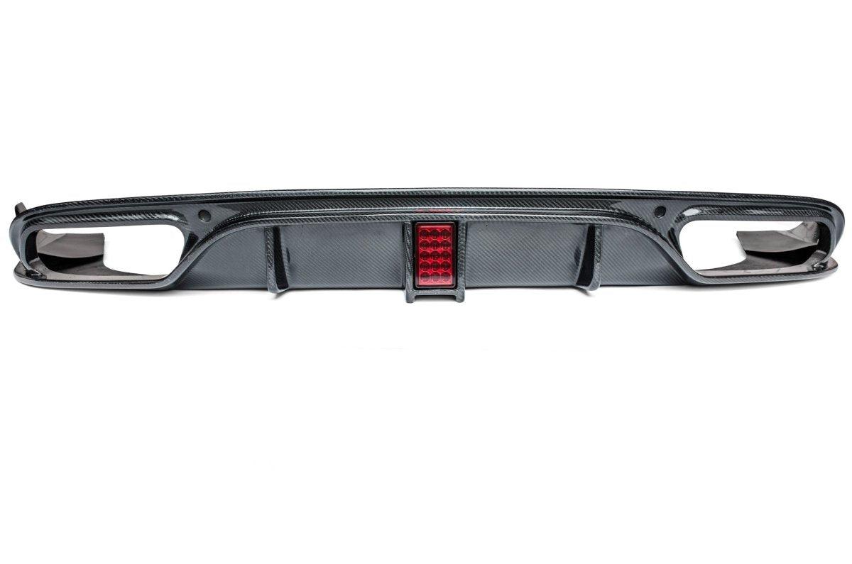 Mercedes Benz C63S C63 AMG C43 C300 W205 2015-2018 with Aftermarket Parts - Carbon Fiber FRP Rear Diffuser from  CMST Tuning