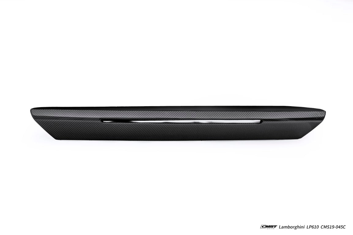 Lamborghini Huracan Tecnica LP610 LP580 2015-2024 with Aftermarket Parts - Rear Wing (aluminum uprights included) & Wing Base Carbon Fiber/FRP from CMST Tuning