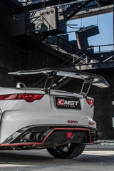 Jaguar F-Type SVR R S Base 2014-ON with Aftermarket Parts - V2 Style Rear Spoiler Wing Carbon Fiber / FRP from CMST Tuning

