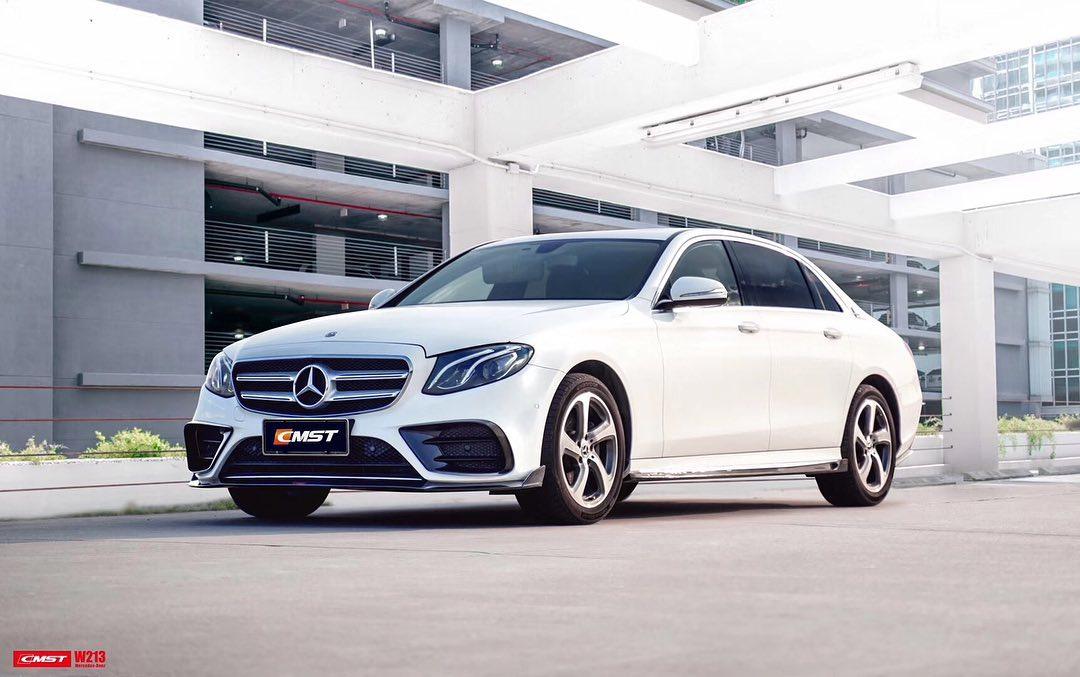 CMST Carbon Fiber Side Skirts for Mercedes Benz E-Class 4 Door W213 2017-ON - Performance SpeedShop