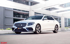 Mercedes Benz E-Class E63S E63 E53 E43 AMG E550 E450 E400 E350 E300 W213 2017-2023 with Aftermarket Parts - Side Skirts Carbon Fiber/FRP from CMST Tuning