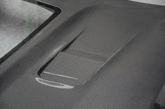 Jaguar F-Type SVR R S Base 2014-2020 with Aftermarket Parts - Tempered Clearview Glass Hood Bonnet Carbon Fiber / FRP from CMST Tuning
