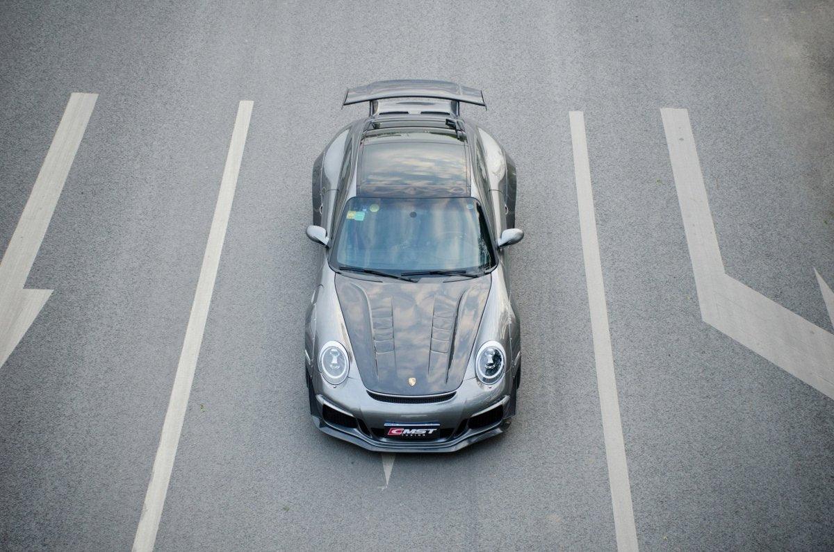 997 Rear Lid Porsche 997.1 997.2 Carrera 4S Aftermarket Parts CMST Trunk Lid with ...