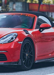 Porsche 718 Cayman Boxster Base S T GTS GT4 Spyder 2017-ON with Aftermarket Parts - Front Fenders Carbon Fiber / FRP from CMST Tuning