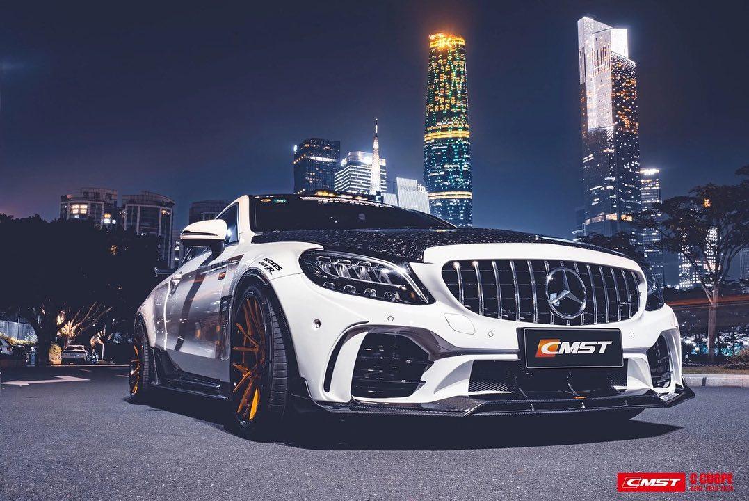 CMST Carbon Fiber Wide Body Kit for Mercedes-Benz C43 C300 C Coupe 2015-ON - Performance SpeedShop