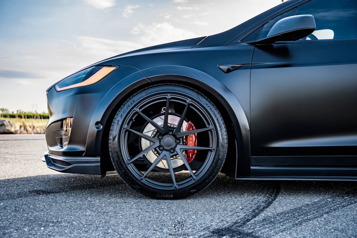 Model X Modifications Tesla Model X P100D Performance/Base Aftermarket Parts CMST Tuning ...