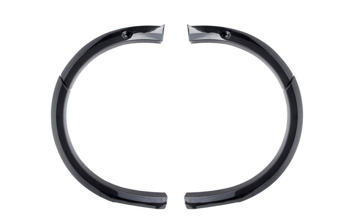 Tesla Model X P100D 100D 90D 75D 60D Performance Long Range Base 2016-2021 with Aftermarket Parts - Widebody Wheel Arches Carbon Fiber / FRP from CMST Tuning
