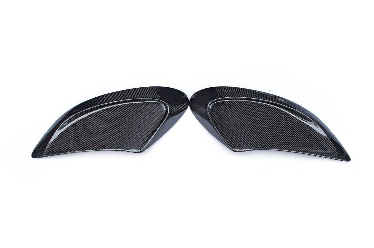 Porsche 991 991.1 911 Carerra Base/S/T 2012-2016 & 991 991.2 911 Carerra Base/S/T 2017-2019 with Aftermarket Parts - GT2RS Style Vacuumed Carbon & FRP Rear Fender Trim from CMST Tuning