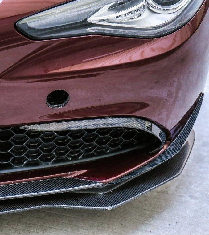 Alfa Romeo Giulia Base Lusso 2017 2018 2019 2020 2021 with Aftermarket Parts - Intake Vents Trim Carbon Fiber / FRP from CMST Tuning