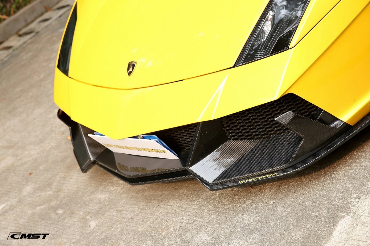 CMST Tuning Carbon Fiber Front Bumper & Front Lip for Lamborghini Gallardo 2009-2014 - Performance SpeedShop