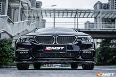 BMW 5 Series M550 540 530 (with M-package bumper, does not fit base model) G30 Pre-LCI 2017 2018 2019 2020 with Aftermarket Parts - Front Bumper Upper Valences Carbon Fiber / FRP from CMST Tuning