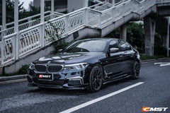 BMW 5 Series M550 540 530 (with M-package bumper, does not fit base model) G30 Pre-LCI 2017 2018 2019 2020 with Aftermarket Parts - Front Bumper Upper Valences Carbon Fiber / FRP from CMST Tuning