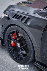 Volkswagen Golf R GTI Base MK8 2022-ON with Aftermarket Parts - Carbon Fiber / FRP Front Fenders from CMST Tuning