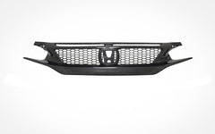 CMST Tuning Carbon Fiber Front Grill & Eye Lid Eyebrows for Honda 10th Gen Civic - Performance SpeedShop