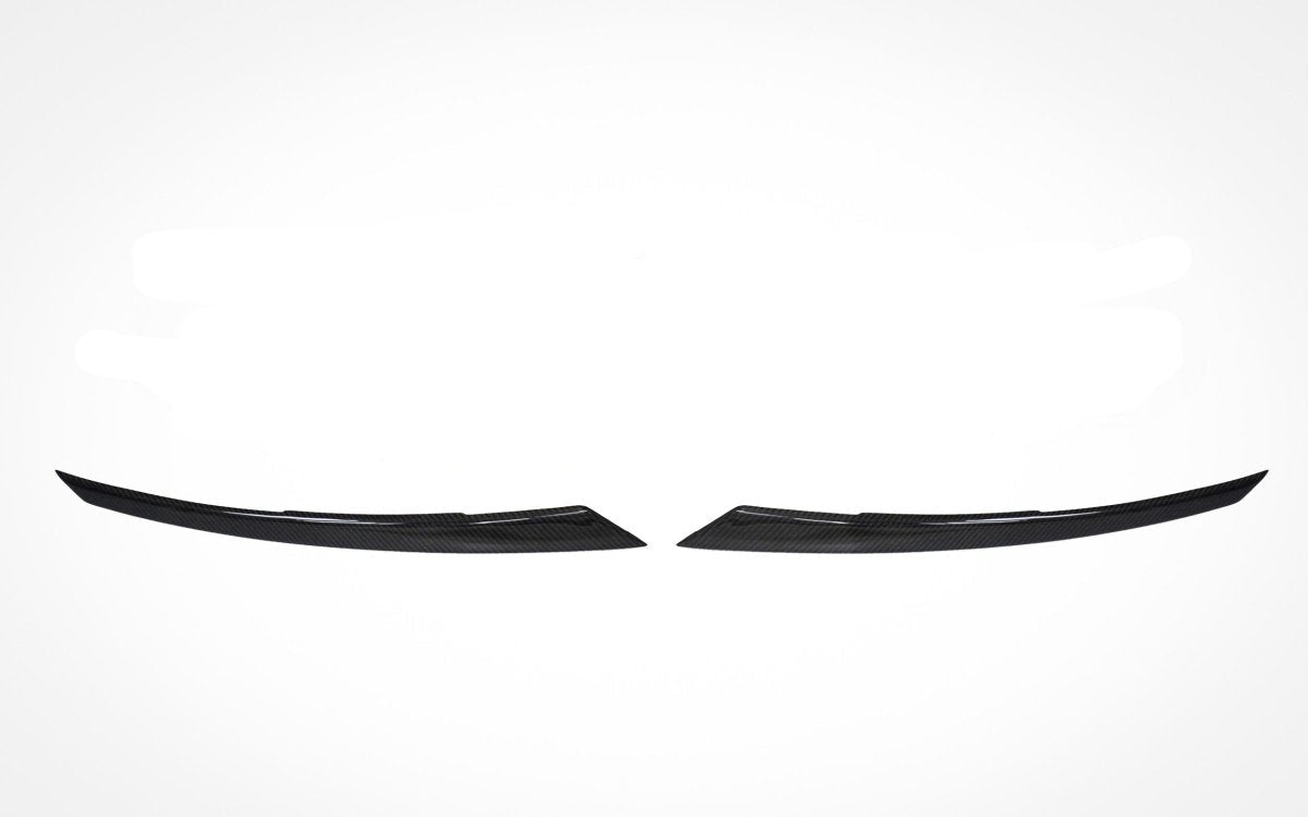 Honda Civic Type-R FK8 2017-2021 & Civic 10th Gen FC1/2/3/4/5/6/FK7 2017-2021 with Aftermarket Parts - V1 Style Front Grill & Eyelid Carbon Fiber/FRP from CMST Tuning 