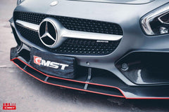 Mercedes Benz AMG GT GTS C190 2016-2017 with Aftermarket Parts - Carbon Fiber & FRP Front Intake Vent Trim Cover from CMST Tuning