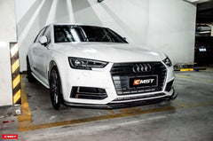 CMST Tuning Carbon Fiber Front Lip for Audi A4 S-Line / S4 B9 2017-2018 & A4 Base Model 2019 - Performance SpeedShop