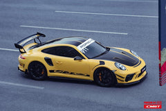 Porsche 991.2 911 GT3RS 2017-2019 with Aftermarket Parts - Vacuumed Carbon & FRP Front Lip from CMST Tuning