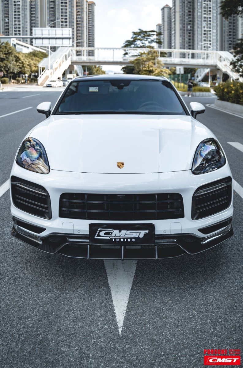 CMST Tuning Carbon Fiber Front Lip for Porsche Cayenne Coupe 9Y3 2018-ON - Performance SpeedShop