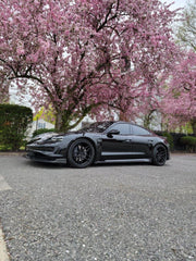 Porsche Taycan 9J1 Sedan/Cross Turismo RWD/4S/GTS 2020-2024 (RWD/4S/GTS trims will require Sport Design Package)with Aftermarket Parts -Carbon Fiber & FRP Front Lip from CMST Tuning
