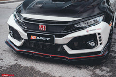 CMST Tuning Carbon Fiber Front Lip Splitter for Honda FK8 Civic Type-R - Performance SpeedShop