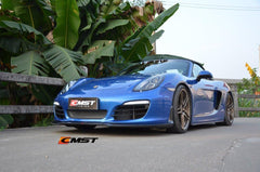 Porsche 981 Boxster (Base/S) 2012 2013 2014 2015 2016 with Aftermarket Parts - Front Lip Carbon Fiber / FRP from CMST Tuning