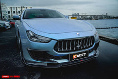 Maserati Ghibli 2018-On GranLusso, S, S GranLusso, S Q4, GT with Aftermarket Parts - Front Upper Valences Carbon Fiber / FRP from CMST Tuning