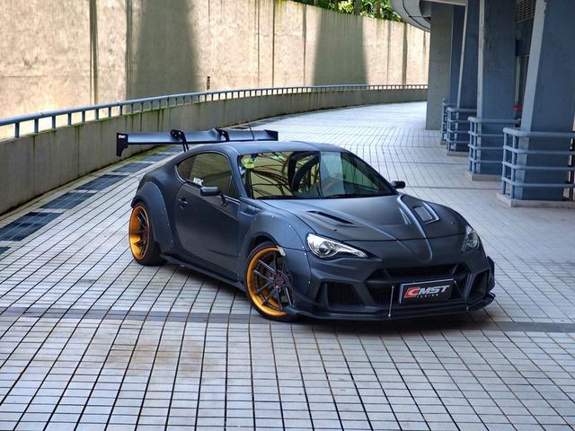 Toyota Scion Subaru GT86 86 TRD GT SE Base ZN6 2017 2018 2019 2020 & Scion FR-S FRS ZN6 2013 2014 2015 2016 & BRZ TS Limited Premium ZN6 2013 2014 2015 2016 2017 2018 2019 2020 with Aftermarket Parts - Joker Front Lip Carbon Fiber / FRP from CMST Tuning