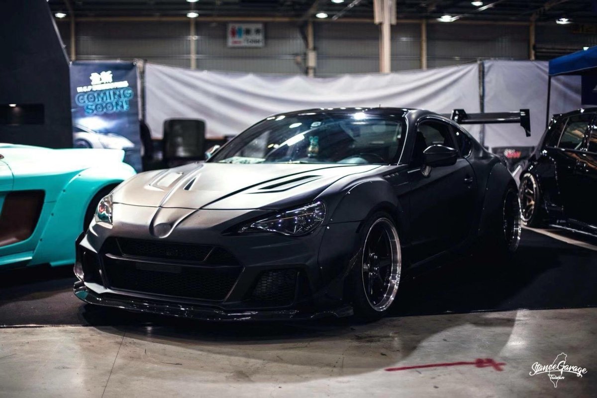 Toyota Scion Subaru GT86 86 TRD GT SE Base ZN6 2017 2018 2019 2020 & Scion FR-S FRS ZN6 2013 2014 2015 2016 & BRZ TS Limited Premium ZN6 2013 2014 2015 2016 2017 2018 2019 2020 with Aftermarket Parts - Joker Front Lip Carbon Fiber / FRP from CMST Tuning