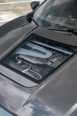 Honda Civic Type-R FK8 2017-2021 & Civic 10th Gen FC1 FC2 FC5 FC6 2016-2021 & Civic 10th Gen FC3 FC4 FK7 2017-2021 with Aftermarket Parts - Clearview Glass Style Hood Bonnet Carbon Fiber / FRP from CMST Tuning
