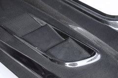 Ford Mustang GT 5.0 V6 3.6 Ecoboost 2.3 S550.1 2015-2017 with Aftermarket Parts - Stage 2 Clearview Glass Style Hood Bonnet Carbon Fiber / FRP from CMST Tuning
