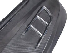 Ford Mustang GT 5.0 V6 3.6 Ecoboost 2.3 S550.1 2015-2017 with Aftermarket Parts - Stage 2 Clearview Glass Style Hood Bonnet Carbon Fiber / FRP from CMST Tuning
