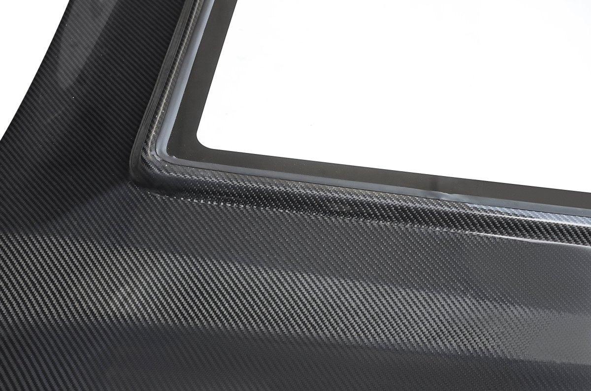 Ford Mustang GT 5.0 V6 3.6 Ecoboost 2.3 S550.1 2015-2017 with Aftermarket Parts - Stage 2 Clearview Glass Style Hood Bonnet Carbon Fiber / FRP from CMST Tuning
