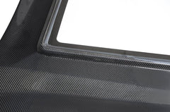 Ford Mustang GT 5.0 V6 3.6 Ecoboost 2.3 S550.1 2015-2017 with Aftermarket Parts - Stage 2 Clearview Glass Style Hood Bonnet Carbon Fiber / FRP from CMST Tuning
