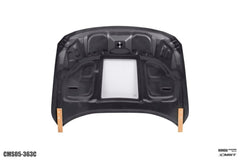Honda Accord 10th Gen 2018-2022 with Aftermarket Parts - V2 Vented Style Hood Bonnet Carbon Fiber / FRP from CMST Tuning
