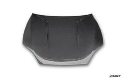 Tesla Model S 2nd Gen late 2016-early 2021 with Aftermarket Parts - Hood Bonnet Carbon Fiber / FRP from CMST Tuning