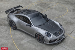 Porsche 911 992 992.1 Carerra Base/S/T/4/4S/Targa 4/Targa 4S/GTS/Turbo/Turbo S 2020-2024 911 992 992.2 Carerra Base/S/T/4/4S/Targa 4/ Targa 4S/GTS/Turbo/Turbo S 2025-on with Aftermarket Parts - GT3 Style Carbon Fiber & FRP Hood Bonnet from  CMST Tuning