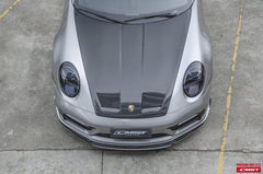 Porsche 911 992 992.1 Carerra Base/S/T/4/4S/Targa 4/Targa 4S/GTS/Turbo/Turbo S 2020-2024 911 992 992.2 Carerra Base/S/T/4/4S/Targa 4/ Targa 4S/GTS/Turbo/Turbo S 2025-on with Aftermarket Parts - GT3 Style Carbon Fiber & FRP Hood Bonnet from  CMST Tuning