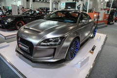 Audi TT TTS MK2 8J 2007 2008 2009 2010 2011 2012 2013 2014 2015 with Aftermarket Parts - V2 Hood Bonnet Carbon Fiber / FRP from  CMST Tuning