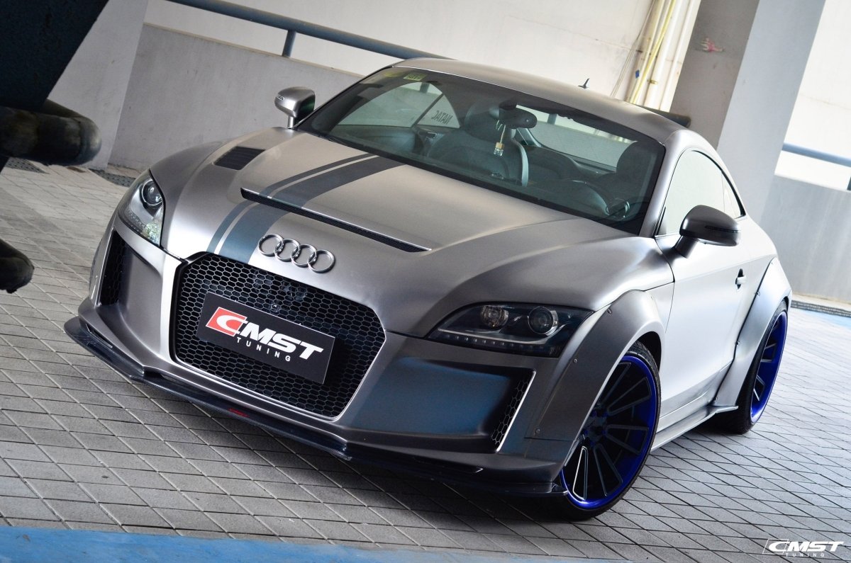 CMST Tuning Carbon Fiber Hood Bonnet Ver.2 For Audi TT TTS MK2 8J 2007-2015 - Performance SpeedShop