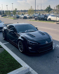 Toyota GT86 86 TRD GT SE Base 2017-2020 & Scion FR-S FRS 2013-2016 & Subaru BRZ TS Limited Premium 2013-2020 with Aftermarket Parts - V2 Vented Style Hood Bonnet Carbon Fiber/FRP from CMST Tuning
