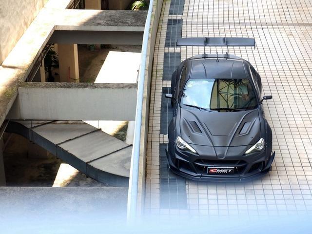 Toyota Scion Subaru GT86 86 TRD GT SE Base ZN6 2017 2018 2019 2020 & Scion FR-S FRS ZN6 2013 2014 2015 2016 & BRZ TS Limited Premium ZN6 2013 2014 2015 2016 2017 2018 2019 2020 with Aftermarket Parts - V5 Joker Hood Carbon Fiber / FRP from CMST Tuning