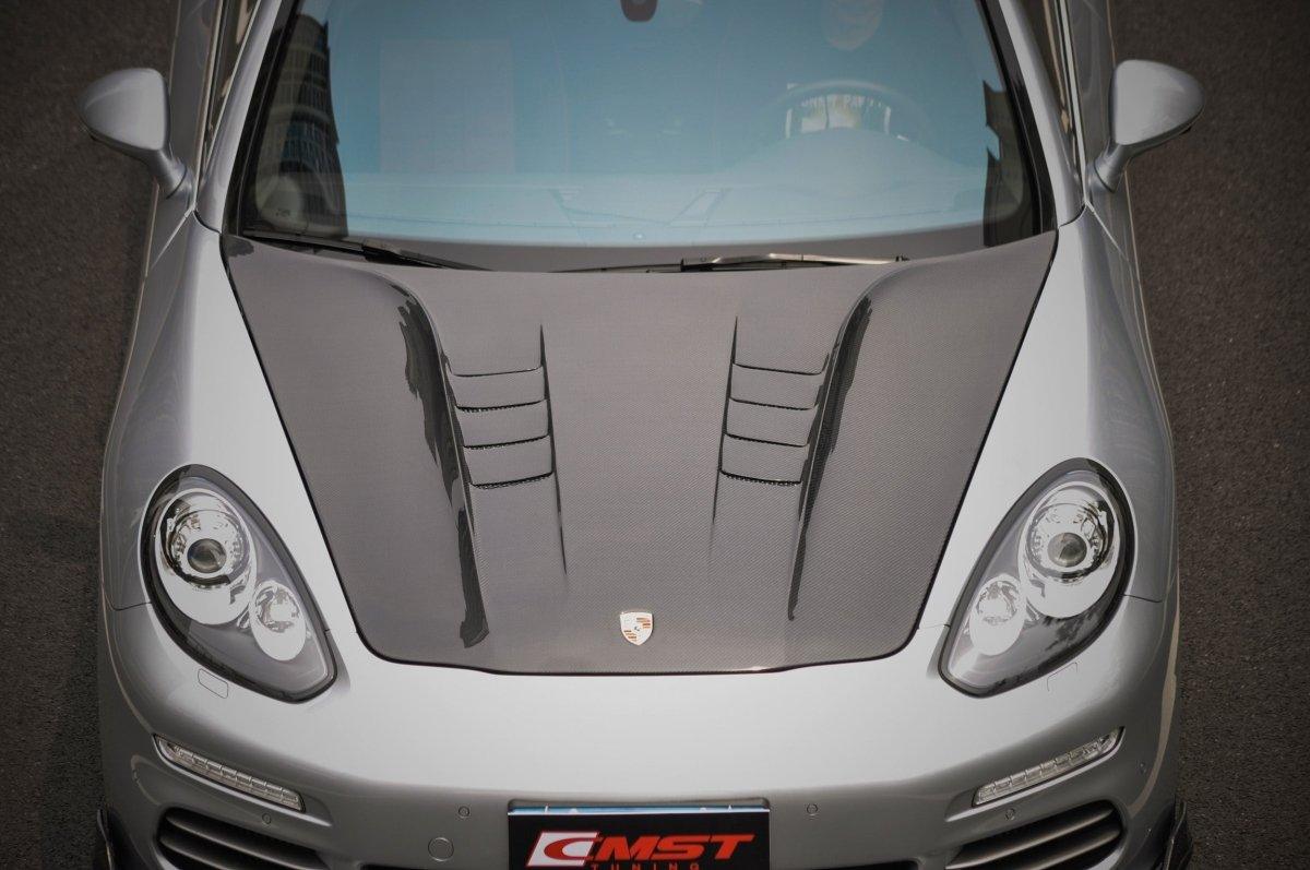 Porsche Panamera 970 970.1 970.2 2/4/4S/GTS/Turbo/Turbo S 2010-2016 with Aftermarket Parts - Carbon Fiber & FRP Hood Bonnet from  CMST Tuning
