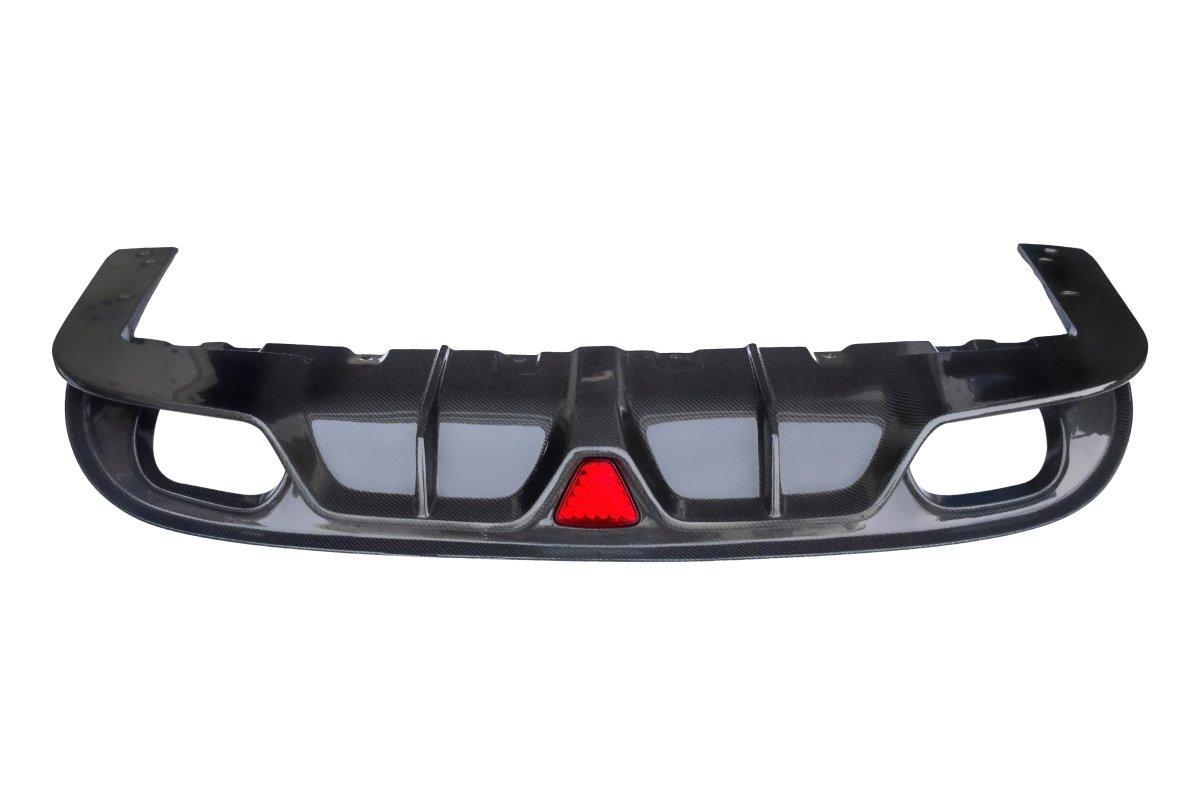 Alfa Romeo Giulia Ti Sport 2017 2018 2019 2020 2021 & Ti Sport Veloce Sprint 2025 & & Base Lusso RWD AWD 2025 with Aftermarket Parts - Rear Diffuser Carbon Fiber from CMST Tuning