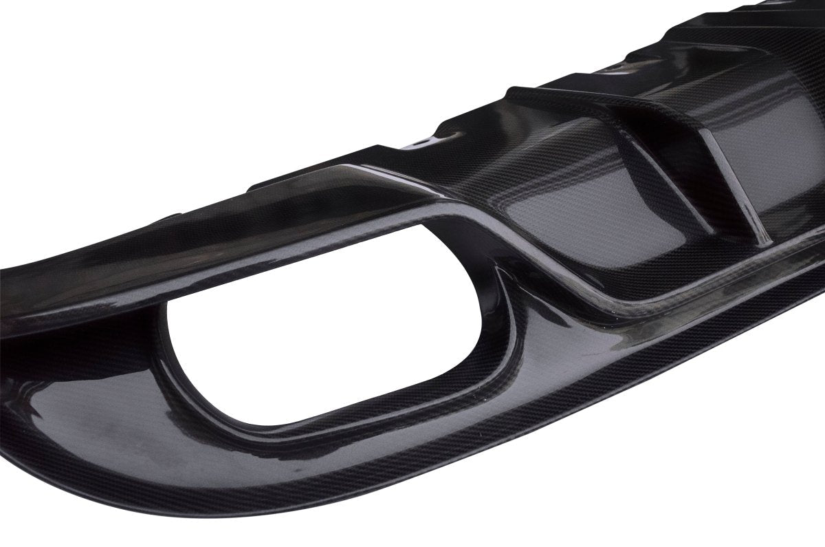 Alfa Romeo Giulia Ti Sport 2017 2018 2019 2020 2021 & Ti Sport Veloce Sprint 2025 & & Base Lusso RWD AWD 2025 with Aftermarket Parts - Rear Diffuser Carbon Fiber from CMST Tuning