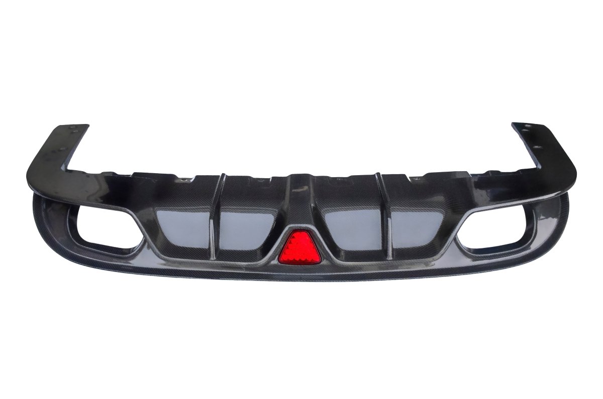 Alfa Romeo Giulia Ti Sport 2017 2018 2019 2020 2021 & Ti Sport Veloce Sprint 2025 & & Base Lusso RWD AWD 2025 with Aftermarket Parts - Rear Diffuser Carbon Fiber from CMST Tuning