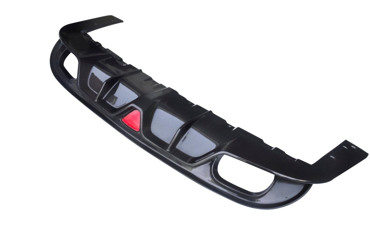 Alfa Romeo Giulia Ti Sport 2017 2018 2019 2020 2021 & Ti Sport Veloce Sprint 2025 & & Base Lusso RWD AWD 2025 with Aftermarket Parts - Rear Diffuser Carbon Fiber from CMST Tuning
