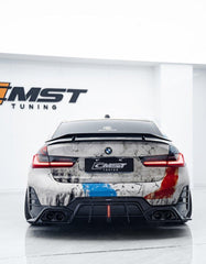 BMW 3 Series 330i M340i G20 G21 LCI 2023-ON (fitment for 330i requires M-Sport package bumper) with Aftermarket Parts - Pre-preg Carbon & FRP Rear Diffuser from CMST Tuning