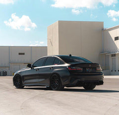 BMW 3 Series 330i M340i G20 G21 Pre-LCI 2020 2021 2022 (fitment for 330i requires M-Sport package bumper) with Aftermarket Parts - Rear Diffuser Carbon Fiber / FRP from CMST Tuning